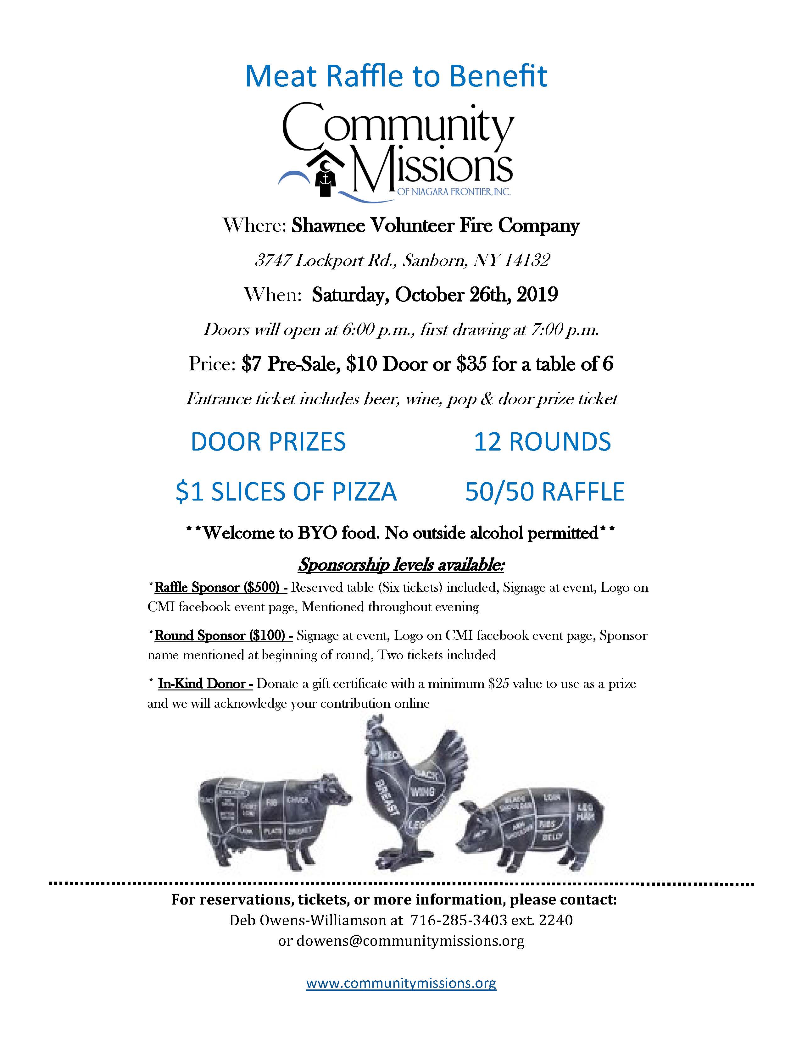 Event : 2nd Annual Meat Raffle